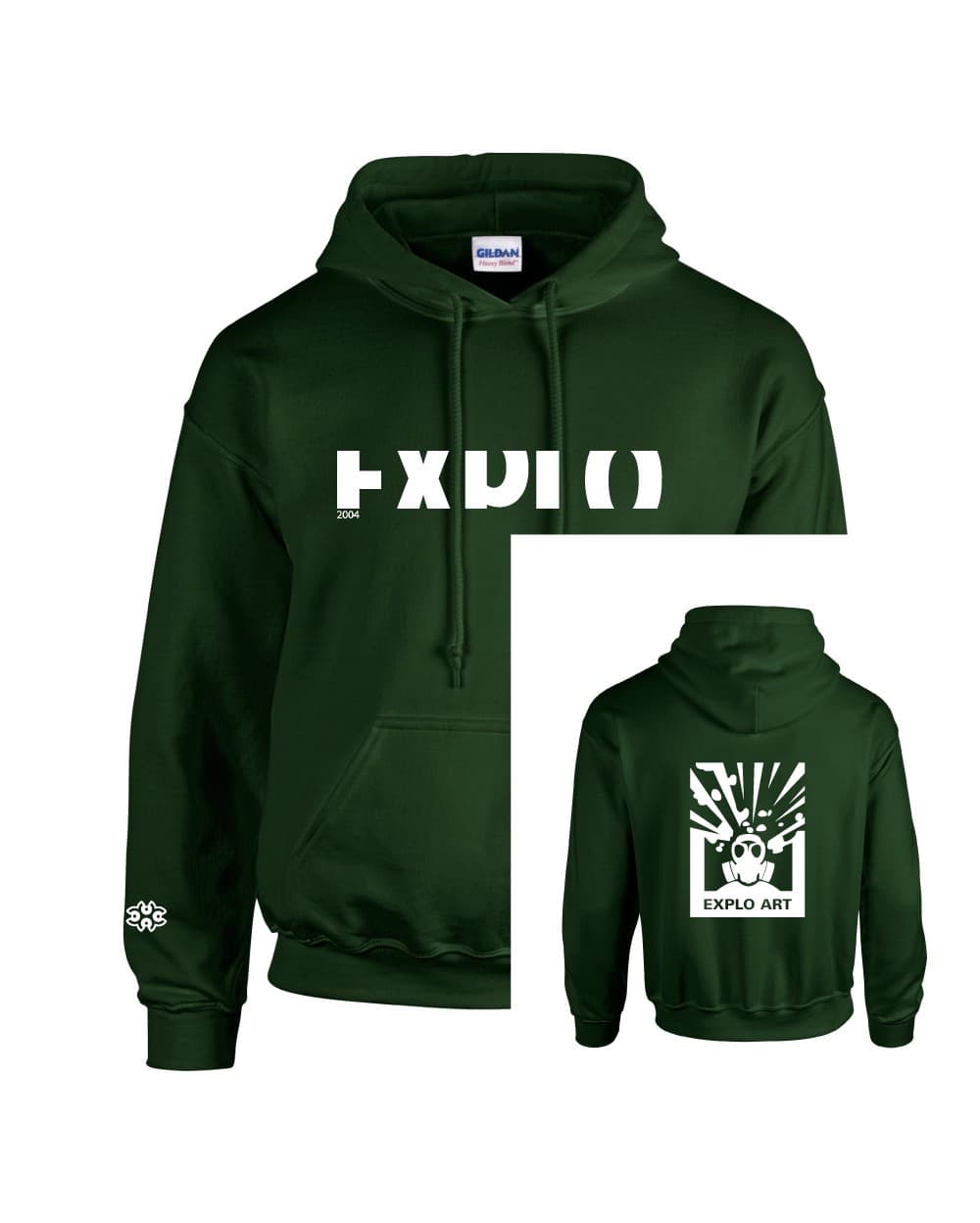 Molleton à capuchon