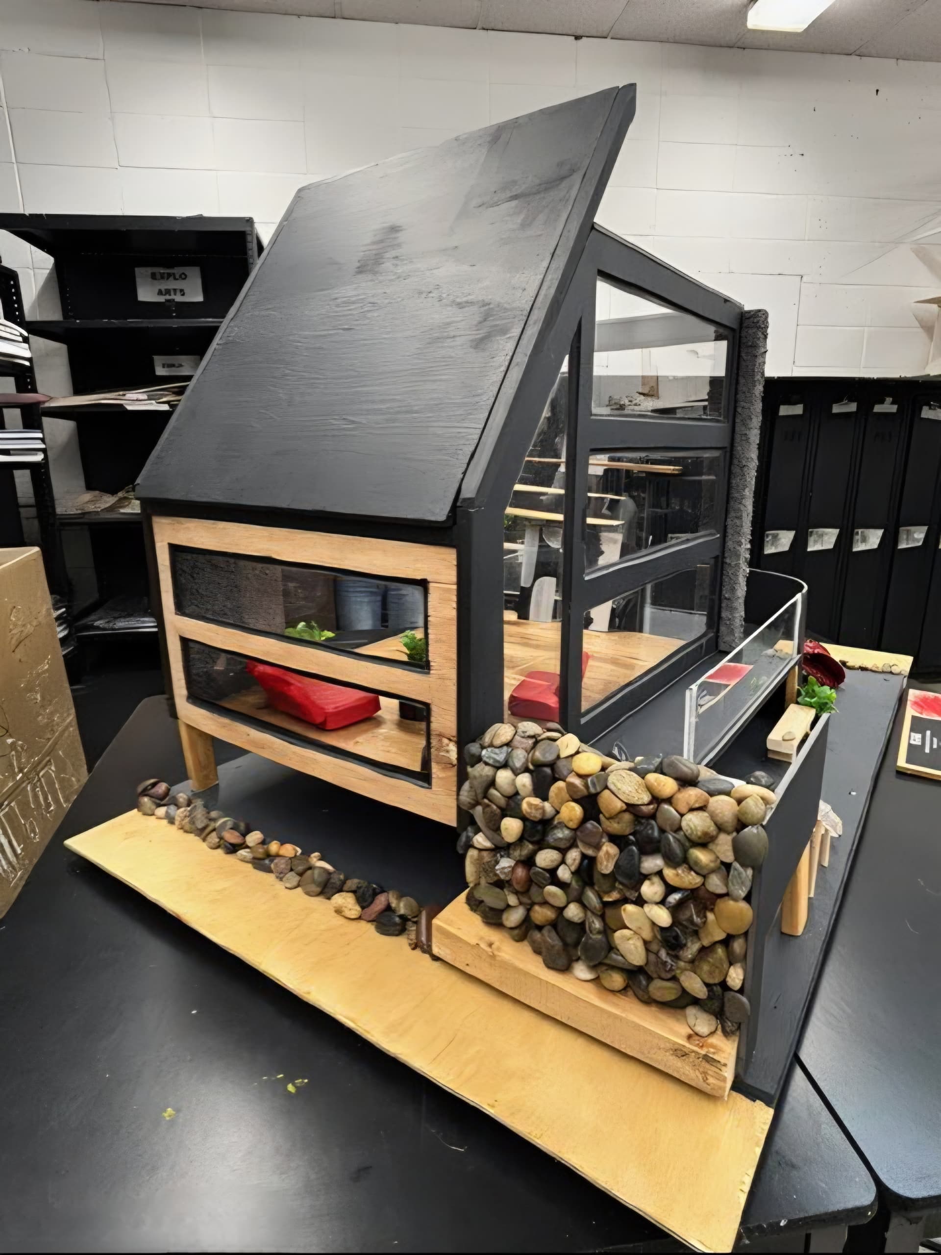 Maquette réalisée dans un projet